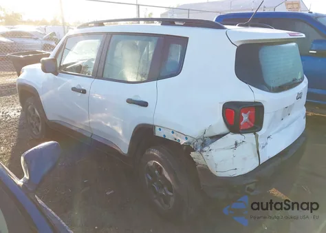 2015 Jeep Renegade Sport из США, поврежденный, VIN ZACCJBAT4FPC40833